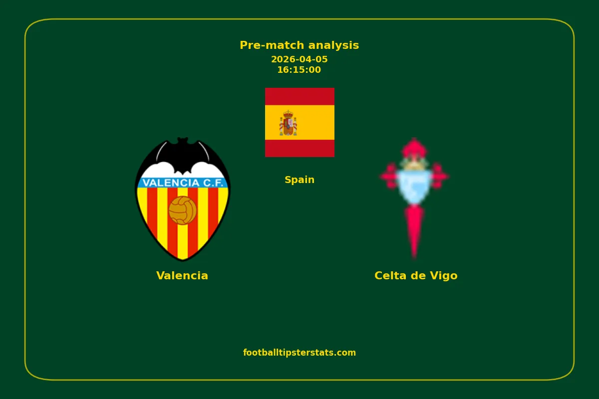 Pre-match analysis: Valencia vs Celta de Vigo on 2026-04-05